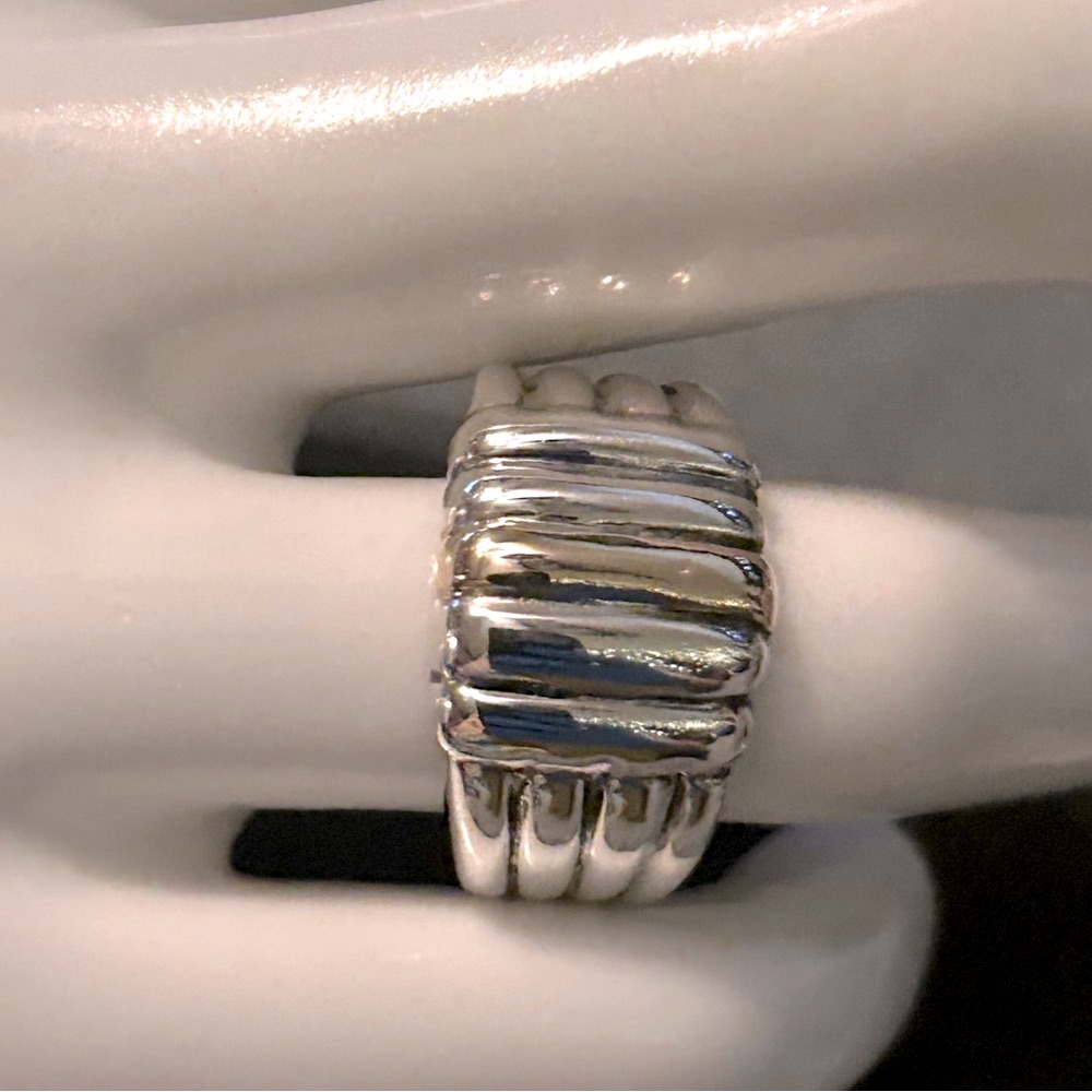 925 Ribbed Ring